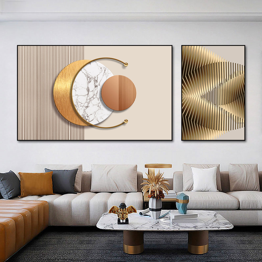 Dune Oasis Abstract Canvas Print