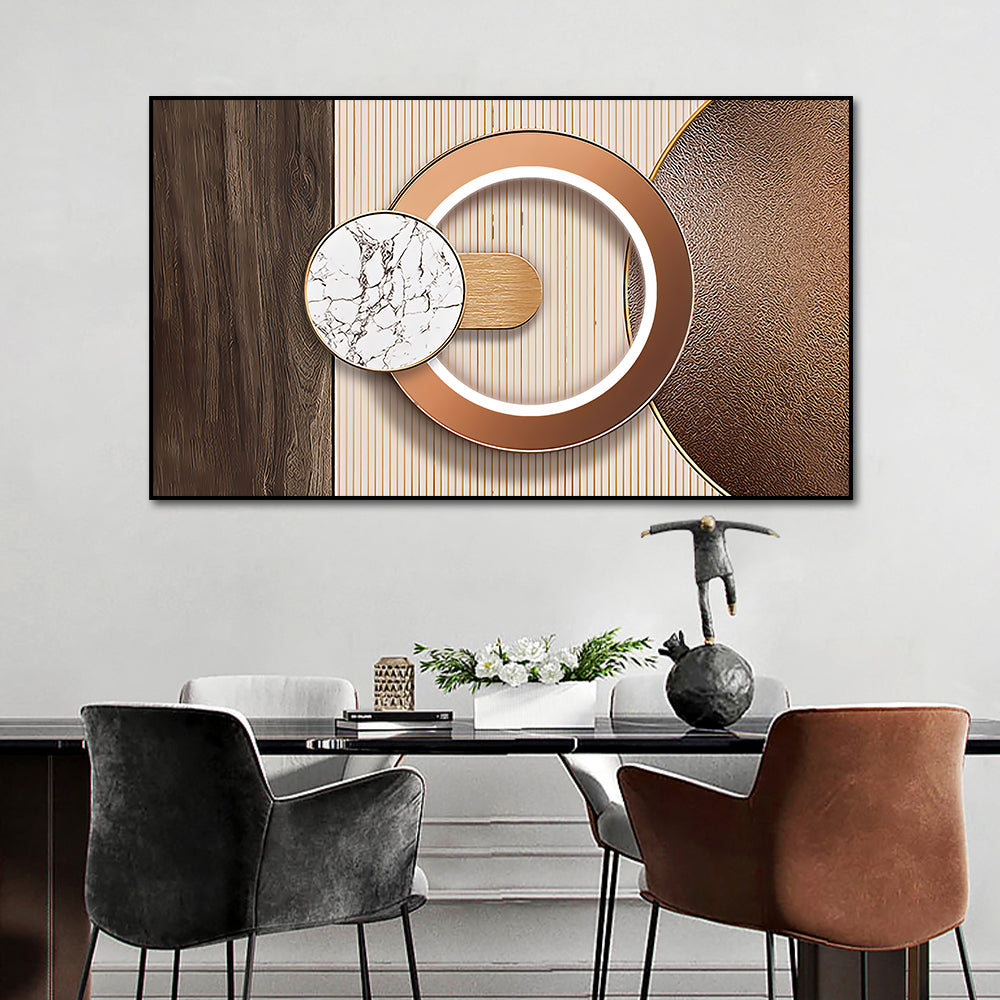 Dune Oasis Abstract Canvas Print