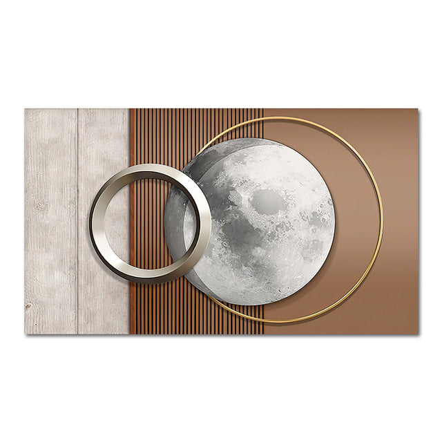 Dune Oasis Abstract Canvas Print