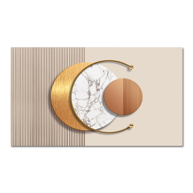 Dune Oasis Abstract Canvas Print