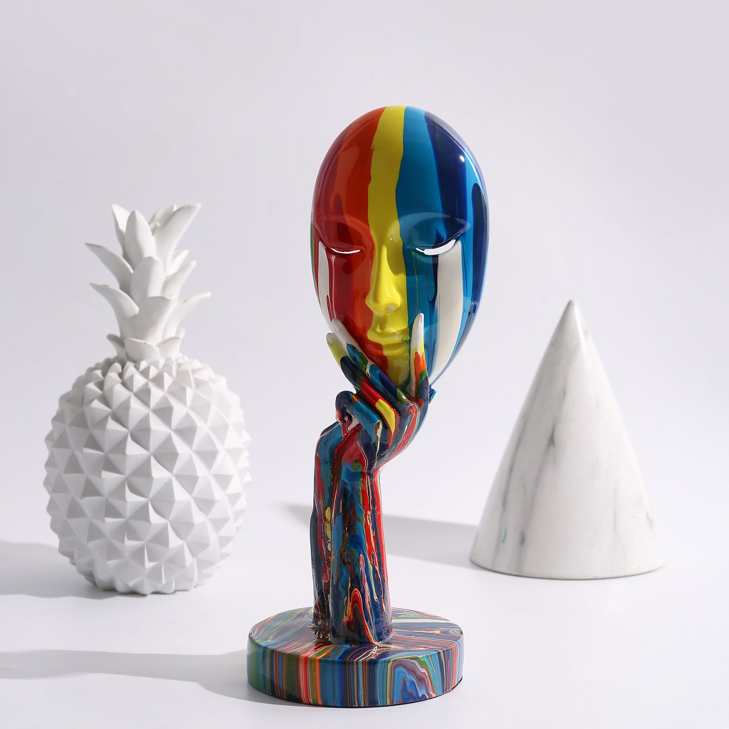 Rainbow Fluid Mask Decor