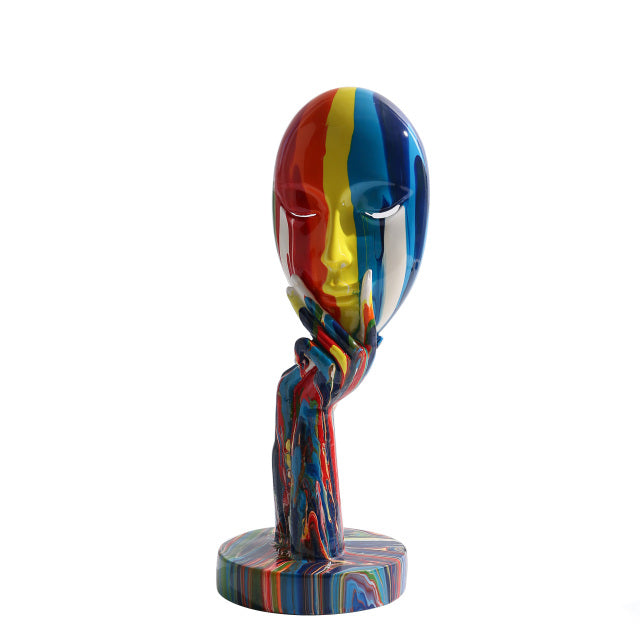 Rainbow Fluid Mask Decor