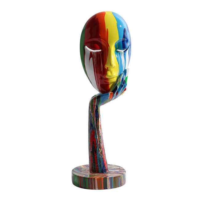 Rainbow Fluid Mask Decor