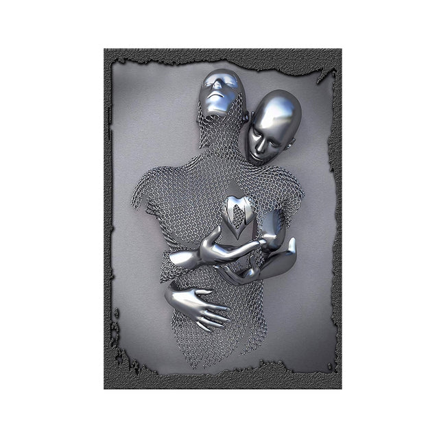 Metal Figure Art Canvas Print