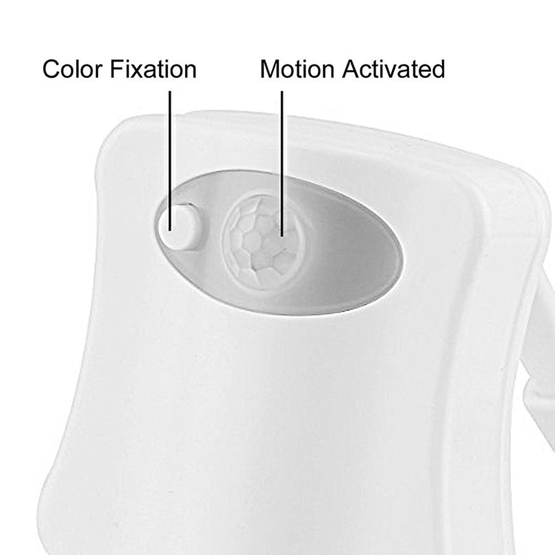 Night Fall Motion Sensor LED Toilet Light