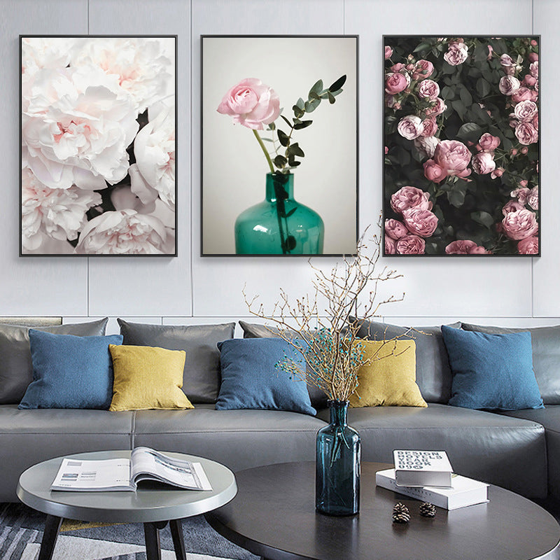 Pink Emory Canvas Art Print