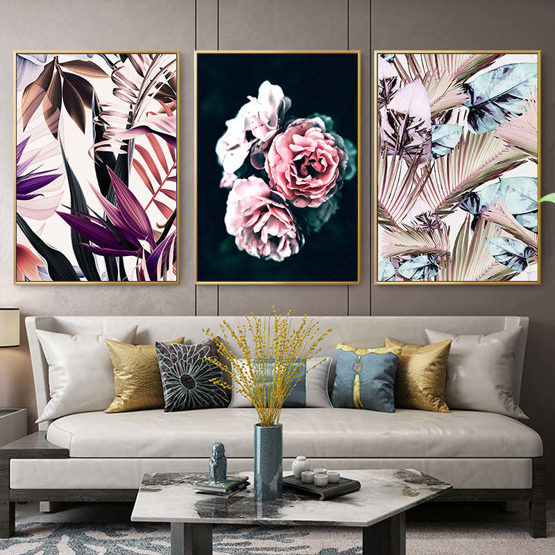 Pink Emory Canvas Art Print