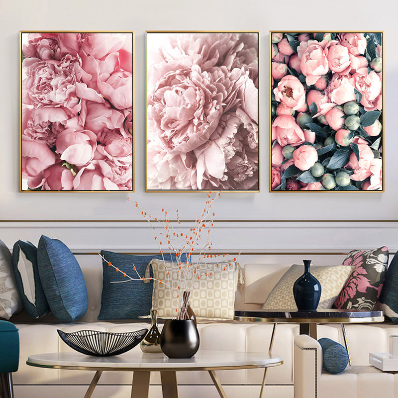 Pink Emory Canvas Art Print