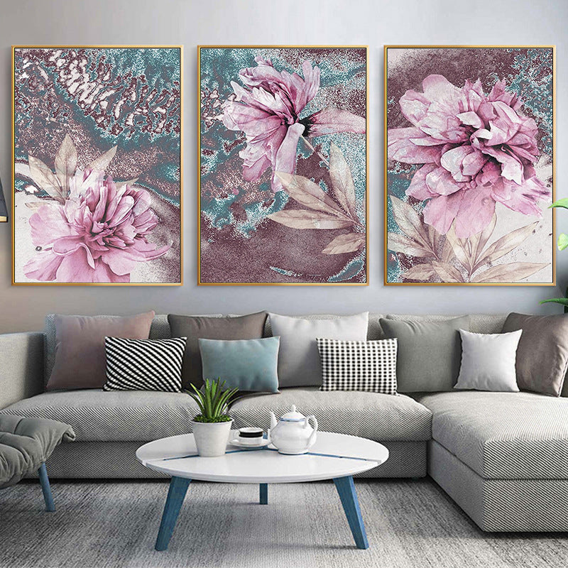 Pink Emory Canvas Art Print