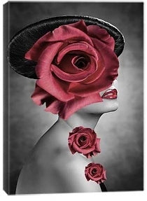 Flower Portrait Mirage Canvas Art