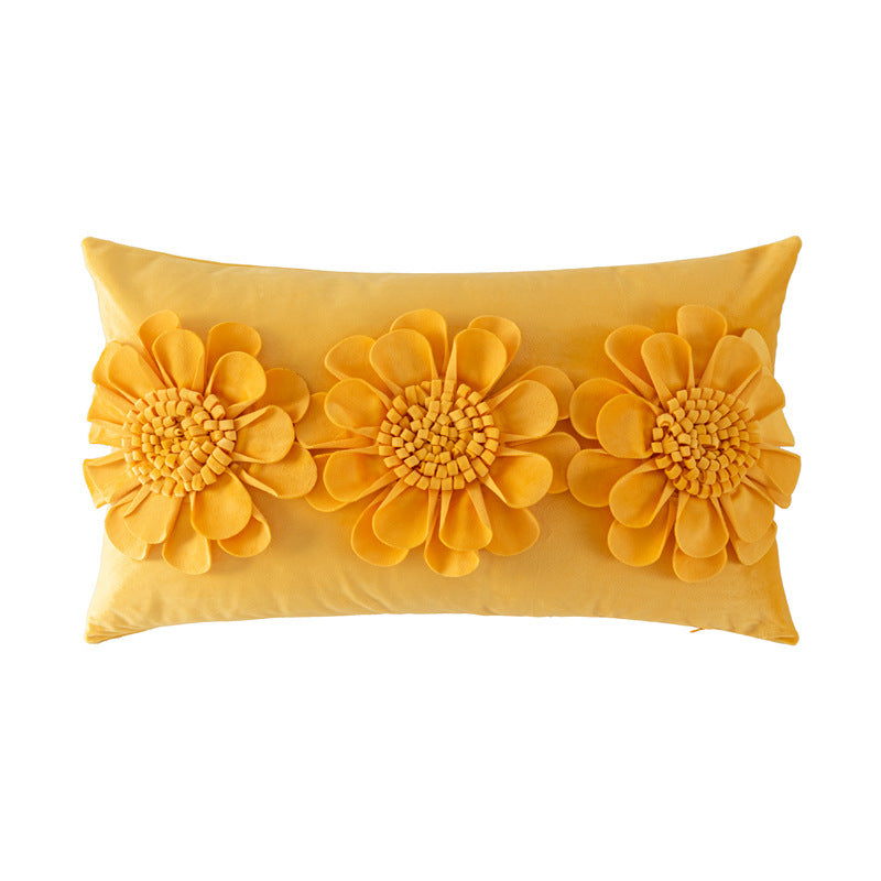 Wind Flower Embrace Pillow Cover
