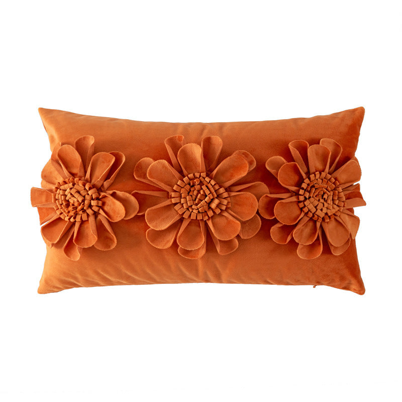 Wind Flower Embrace Pillow Cover