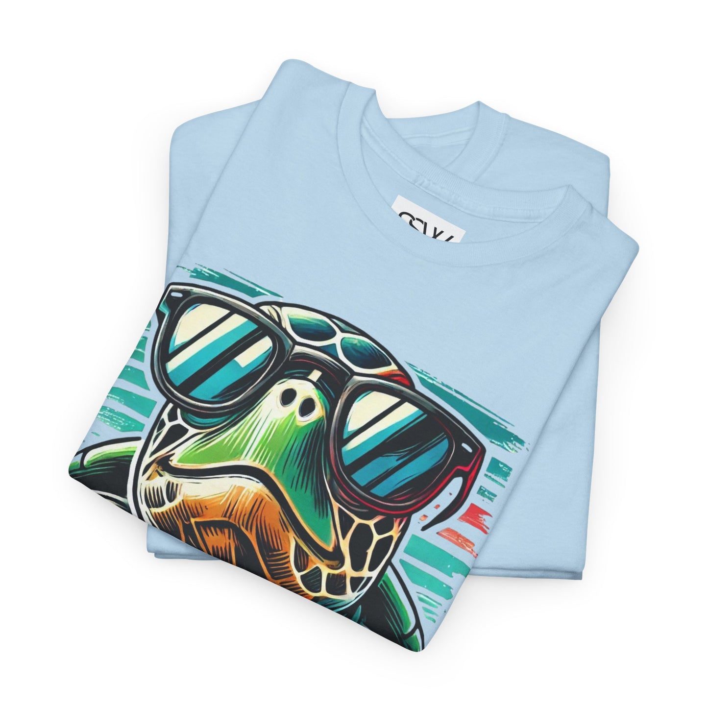 Beach Turtle Casual Tee Shirt