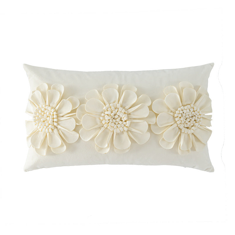 Wind Flower Embrace Pillow Cover