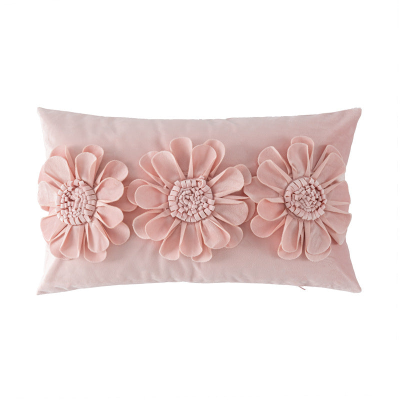 Wind Flower Embrace Pillow Cover