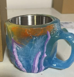 Mountain Rock Mineral Crystal Mug