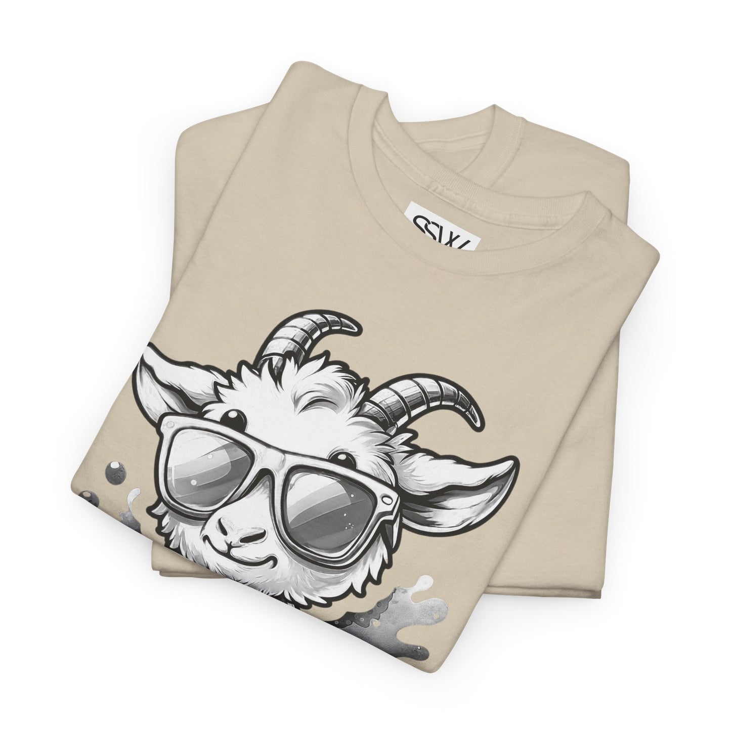 Beach Goat B&W Tee Shirt