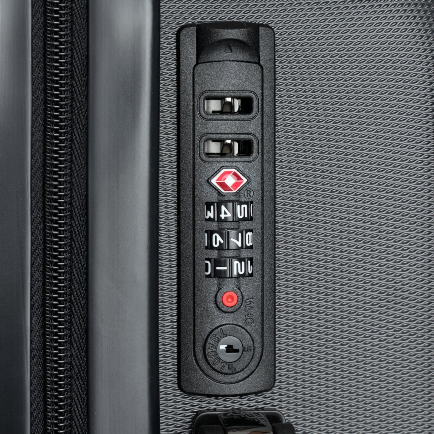 Standing on Business Vacation Travel Suitcase