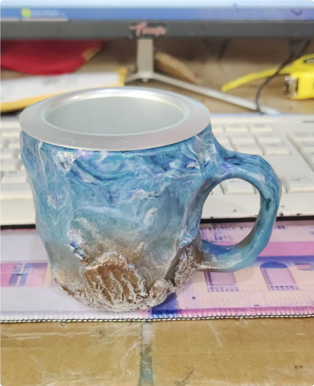Mountain Rock Mineral Crystal Mug