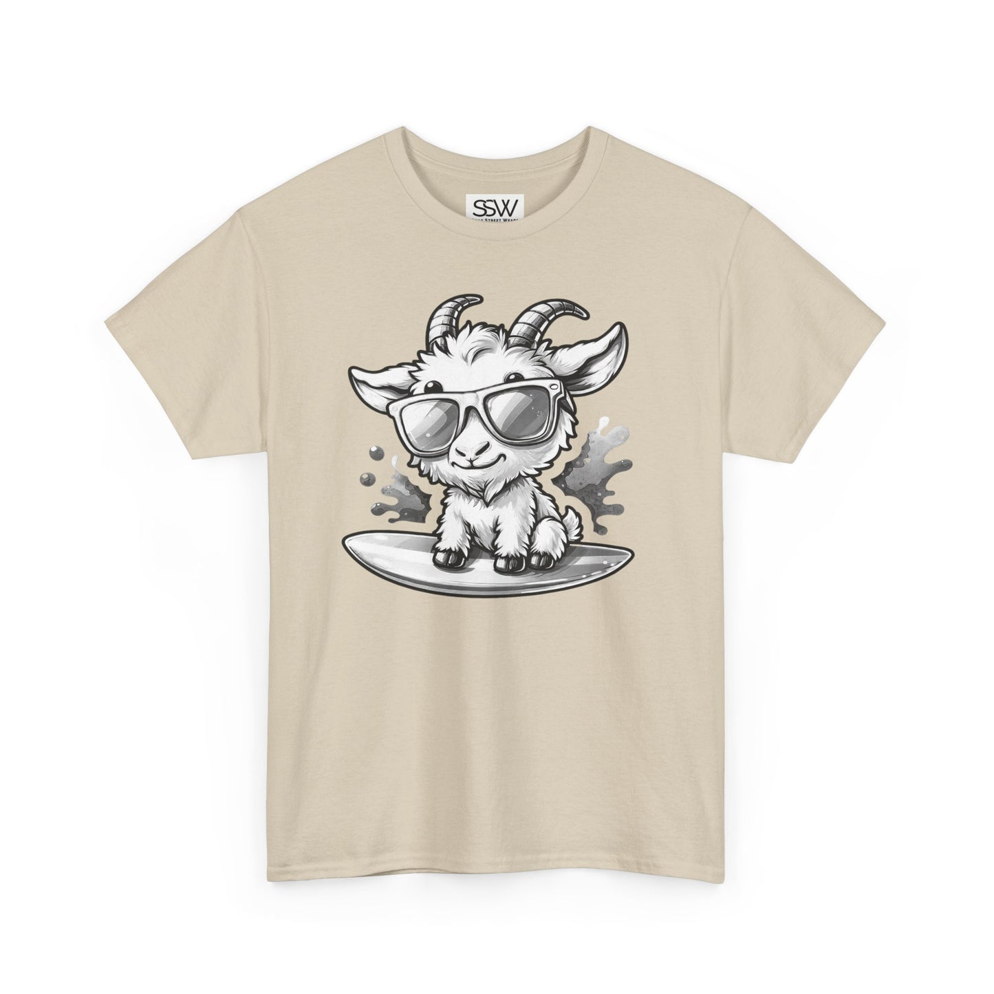 Beach Goat B&W Tee Shirt