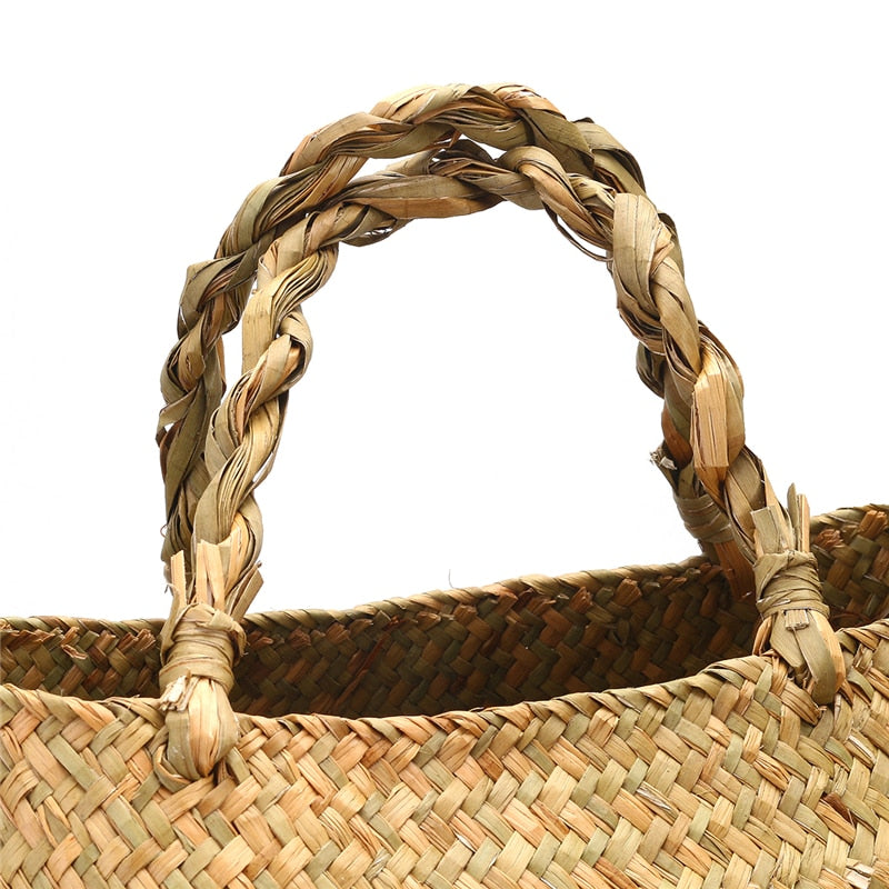Ife Straw Foldable Baskets