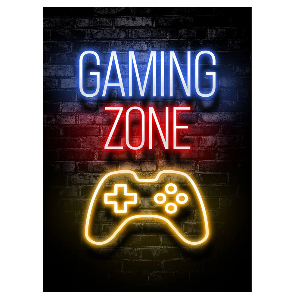 Gaming Art Poster Canvas Print