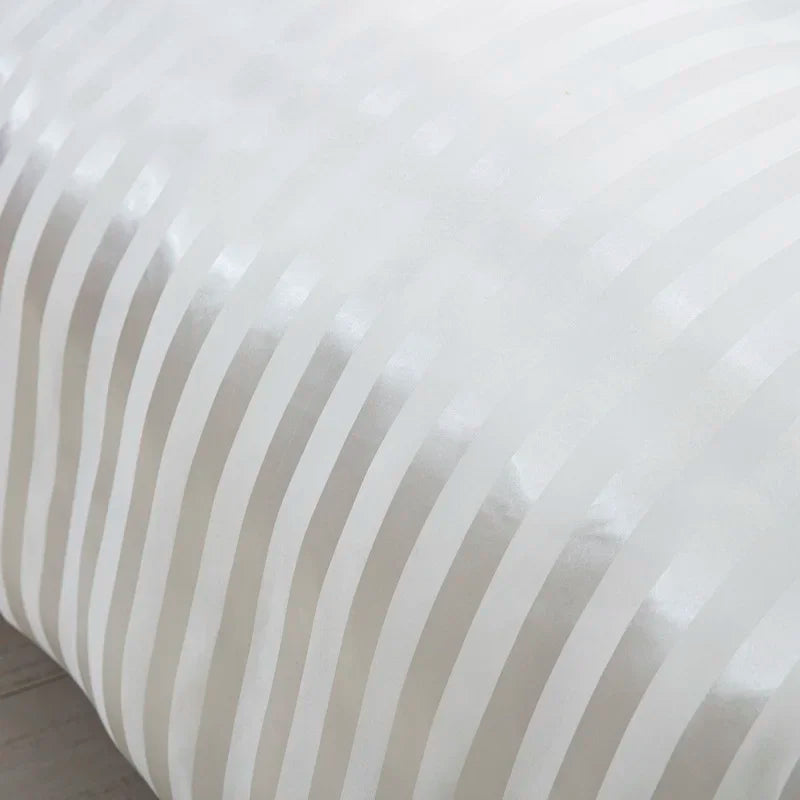 Aero Satin Striped Duvet Cover