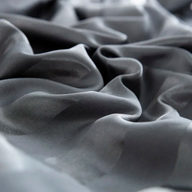 Aero Satin Striped Duvet Cover