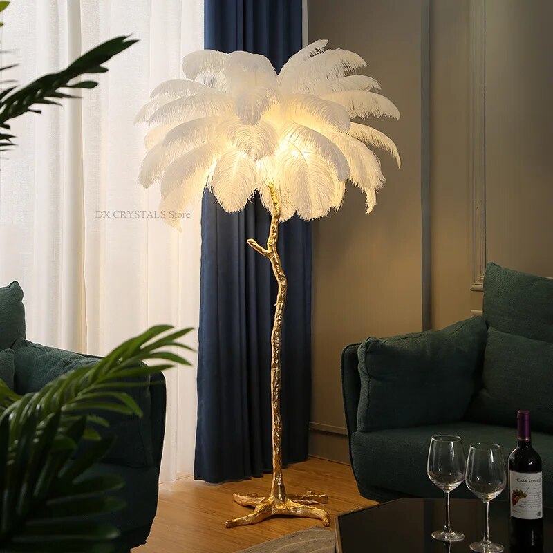 Luminaire Peacock Feather Lights