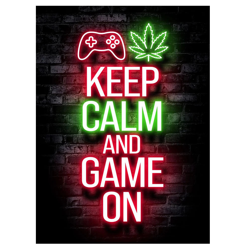 Gaming Art Poster Canvas Print