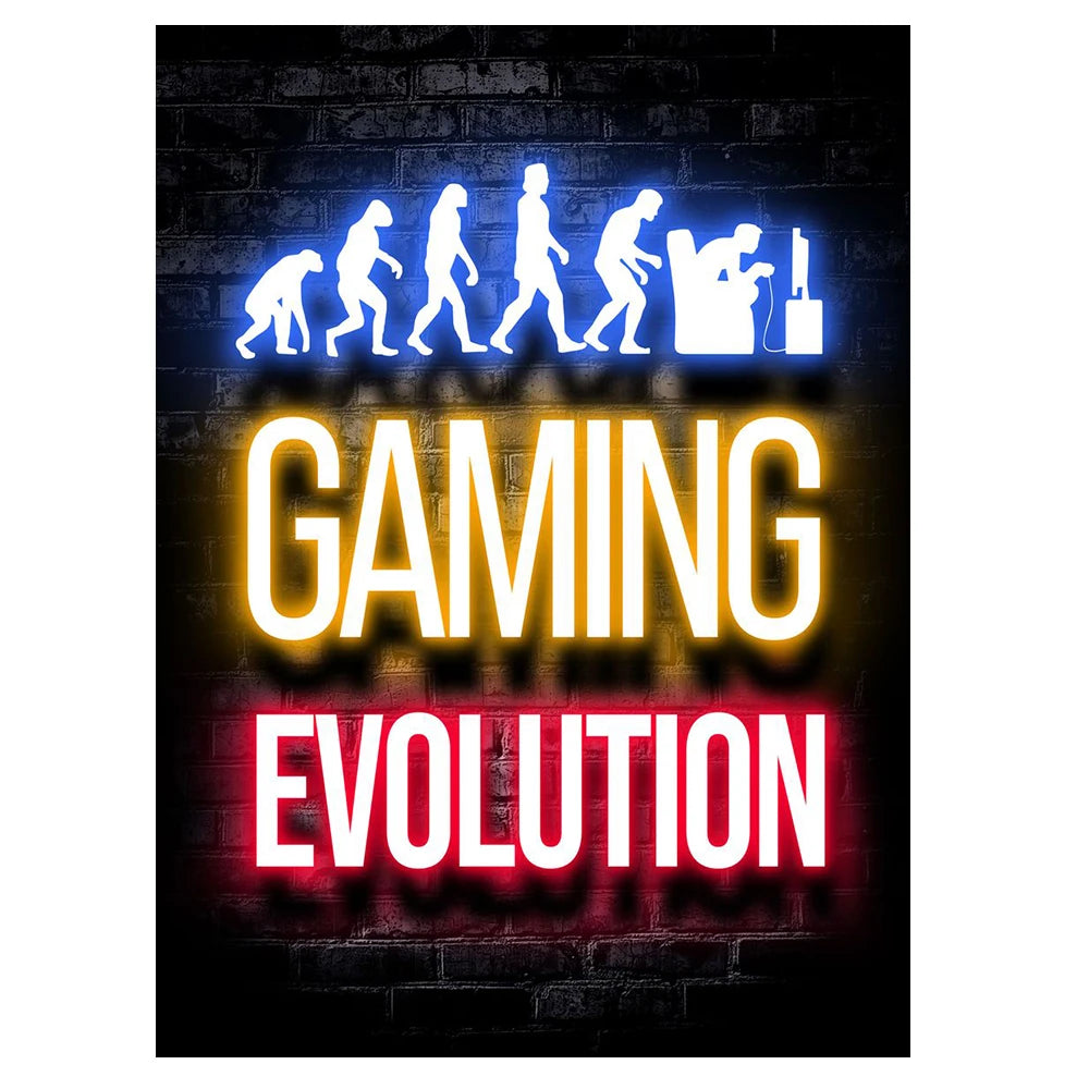 Gaming Art Poster Canvas Print