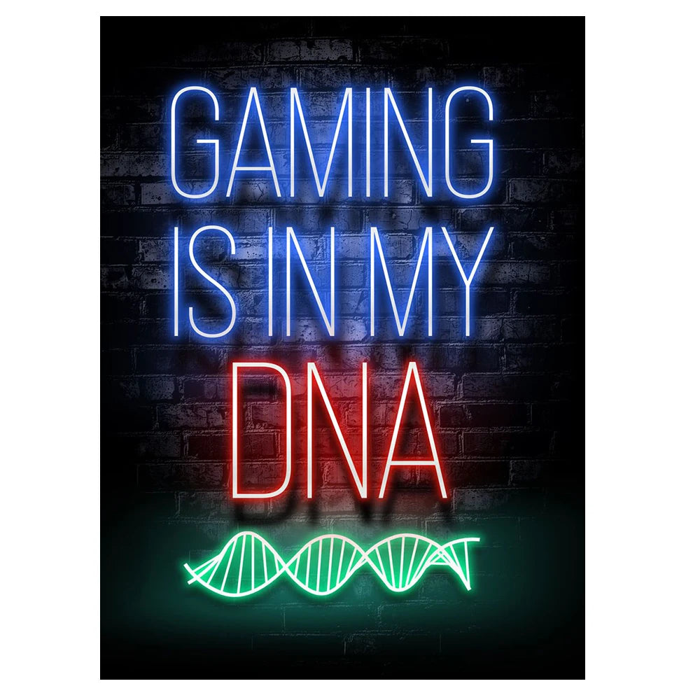 Gaming Art Poster Canvas Print