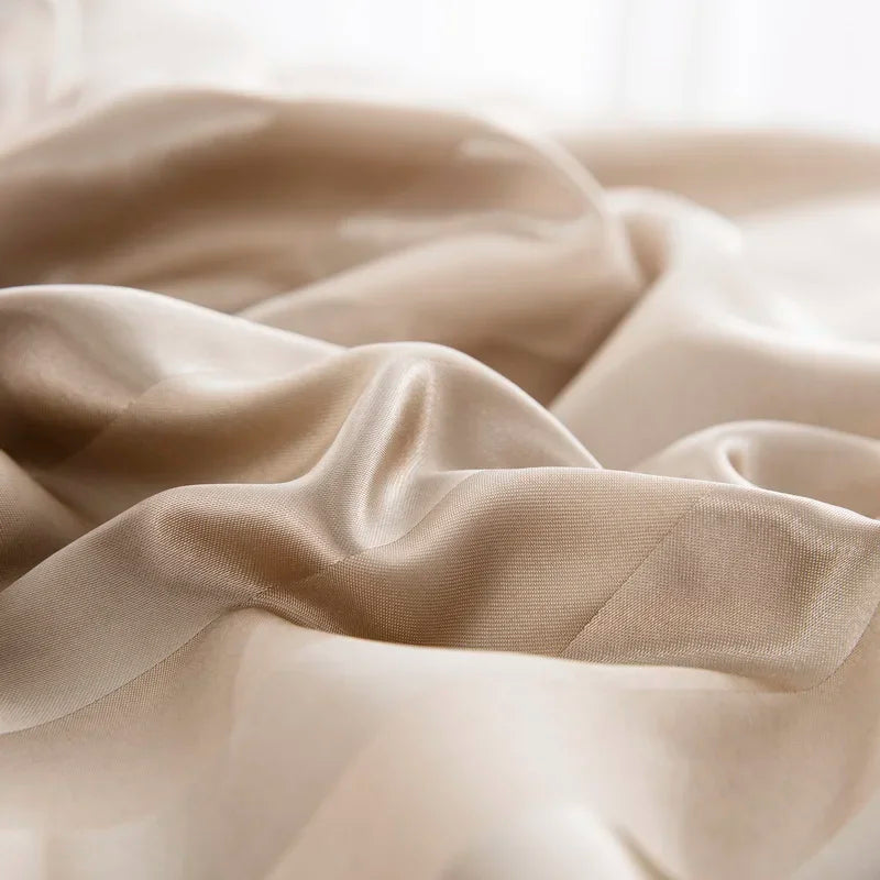 Aero Satin Striped Duvet Cover