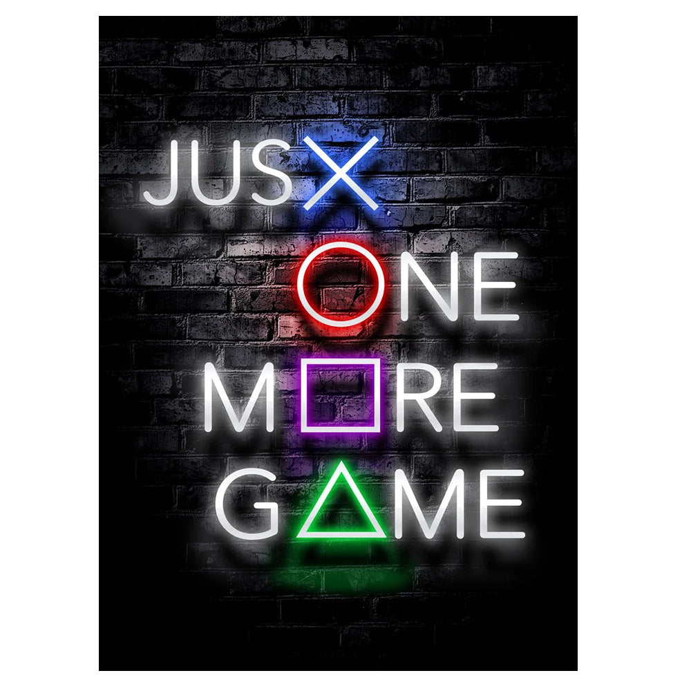 Gaming Art Poster Canvas Print