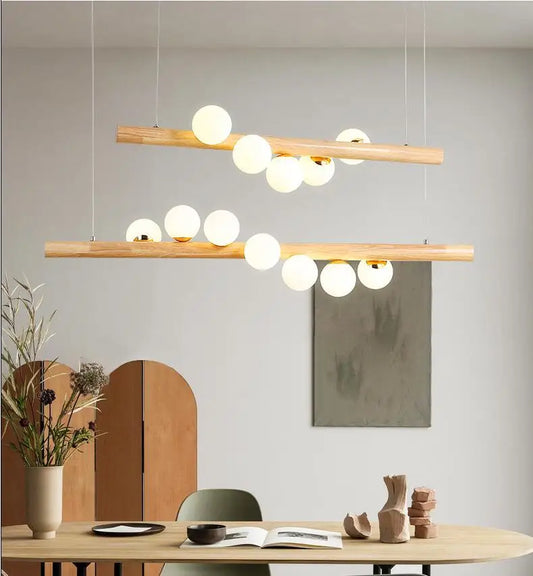 Wood Bar Modern Pendant Light