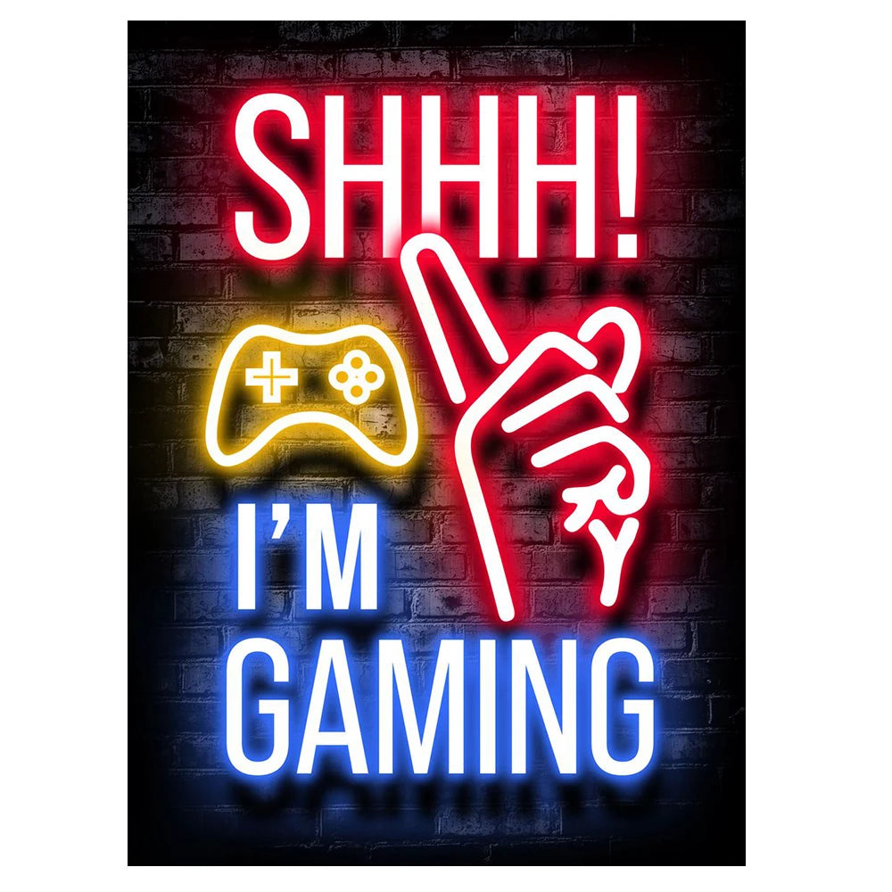 Gaming Art Poster Canvas Print