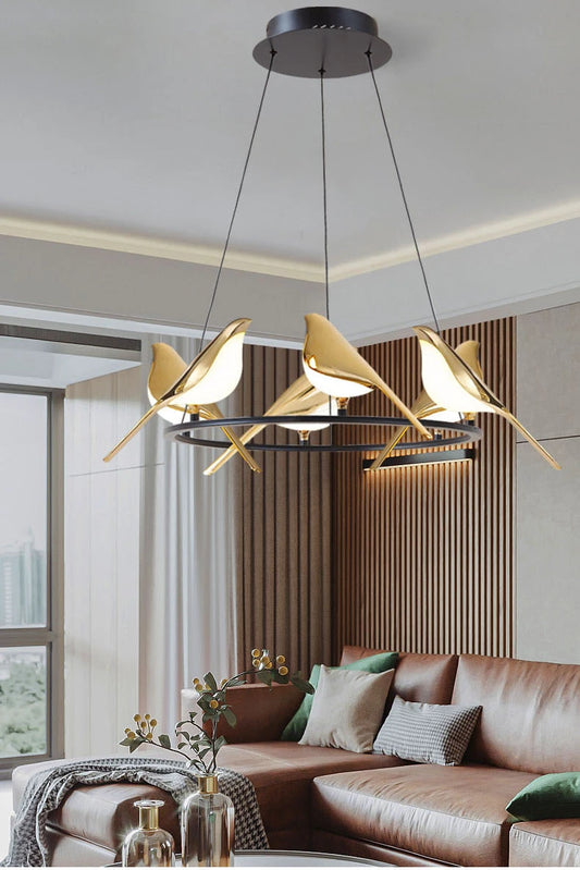 Birdie Mix Modern Chandelier