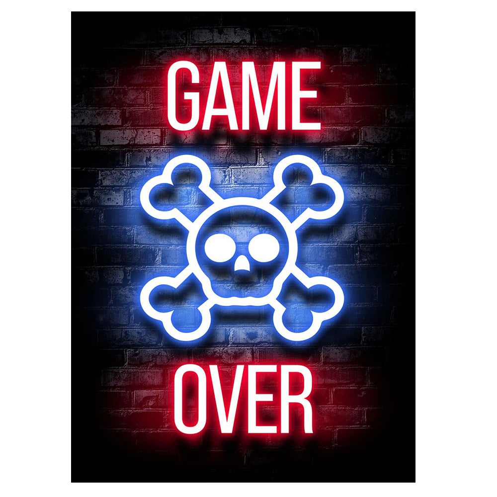 Gaming Art Poster Canvas Print