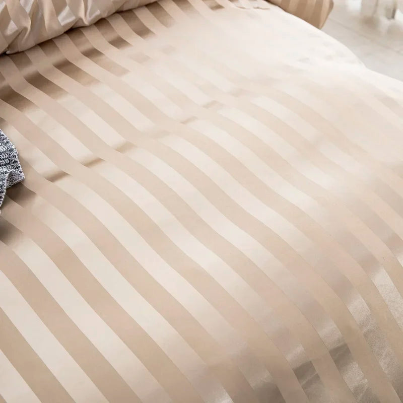 Aero Satin Striped Duvet Cover
