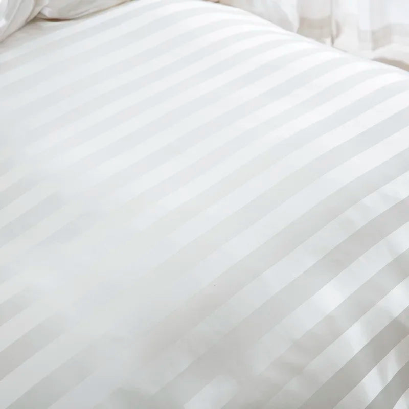 Aero Satin Striped Duvet Cover