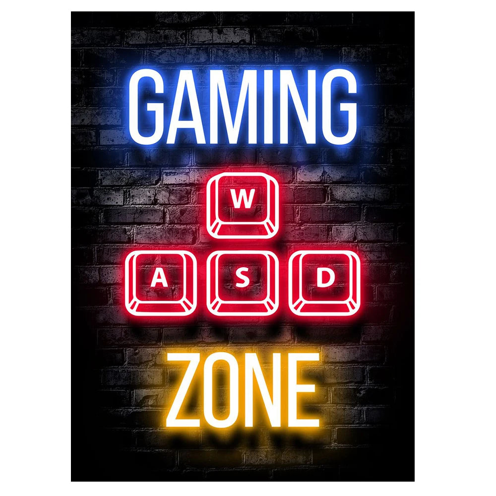 Gaming Art Poster Canvas Print