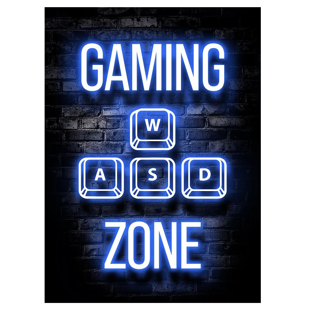 Gaming Art Poster Canvas Print