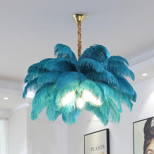 Luminaire Peacock Feather Lights