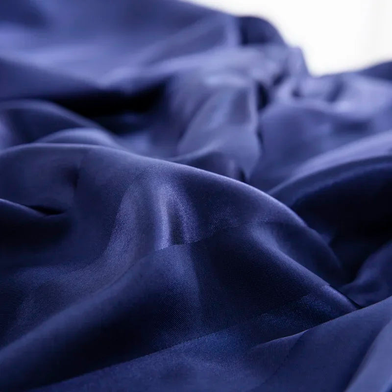 Aero Satin Striped Duvet Cover