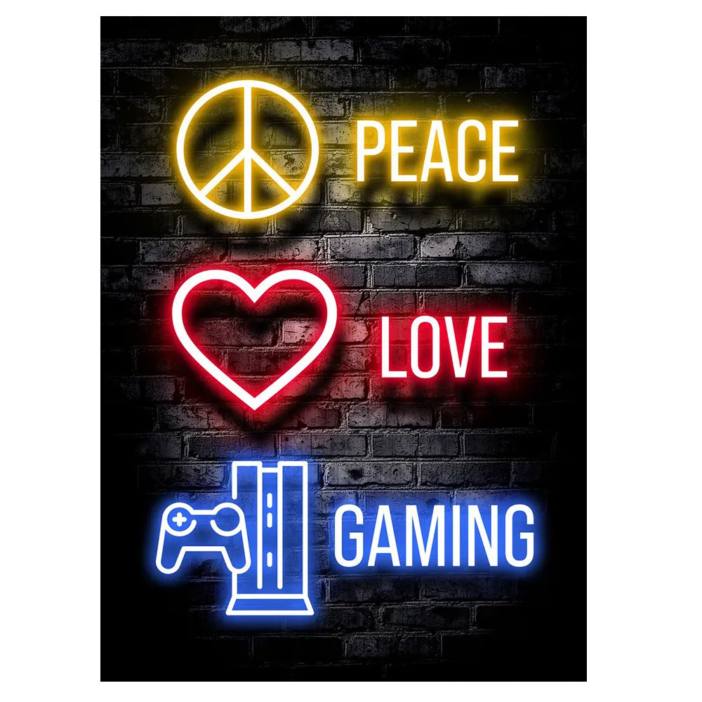 Gaming Art Poster Canvas Print