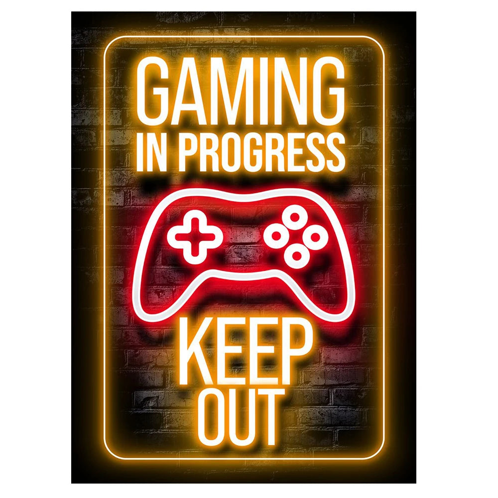 Gaming Art Poster Canvas Print