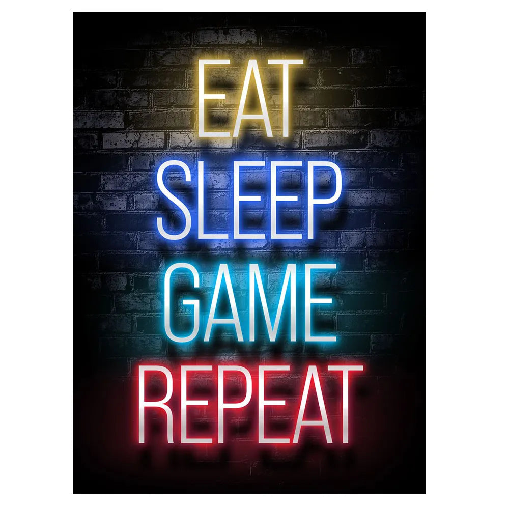 Gaming Art Poster Canvas Print