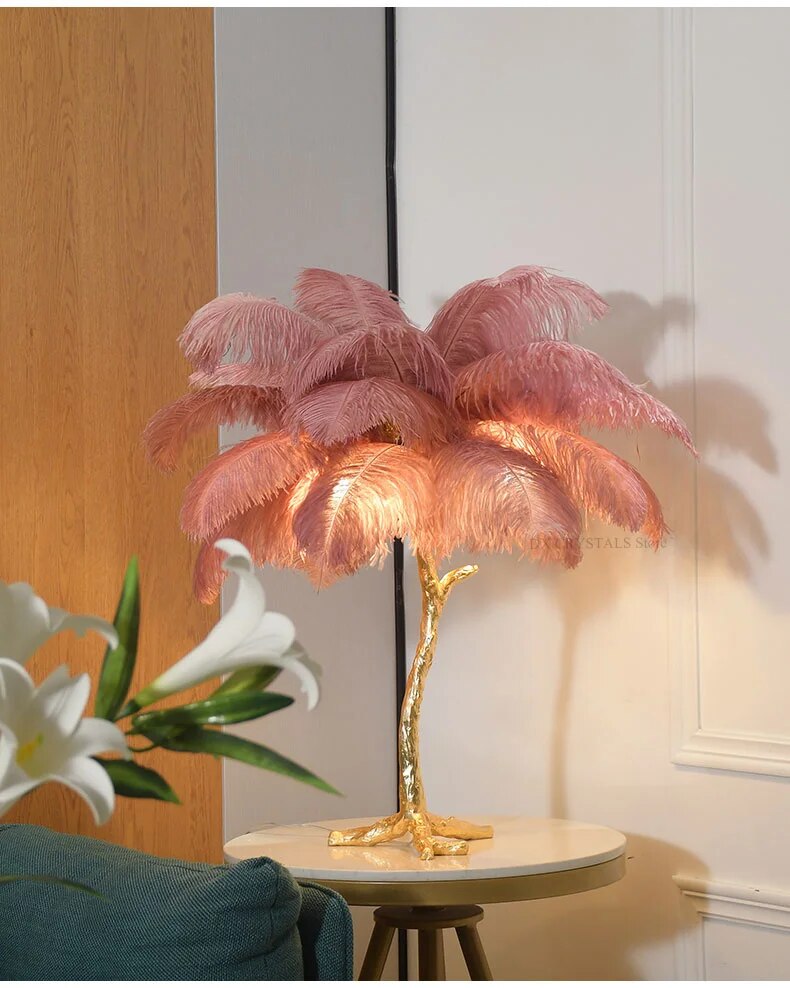 Luminaire Peacock Feather Lights