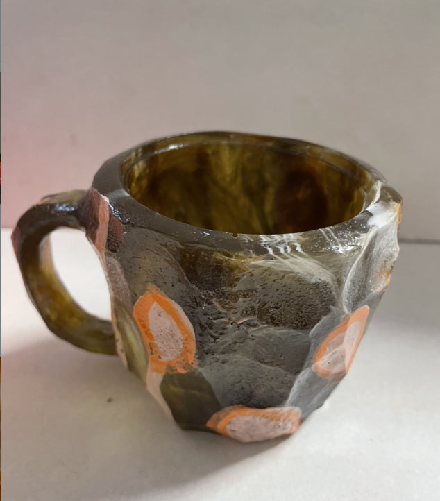 Mountain Rock Mineral Crystal Mug