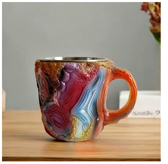 Mountain Rock Mineral Crystal Mug